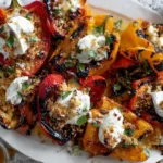Grilled Marinated Peppers Platter with Burrata 150x150 1