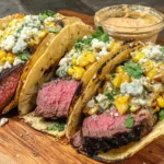Grilled Steak Elote Tacos with Creamy Elote Topping 150x150 1