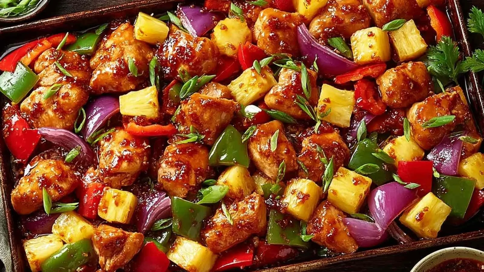 Hawaiian Chicken Sheet Pan