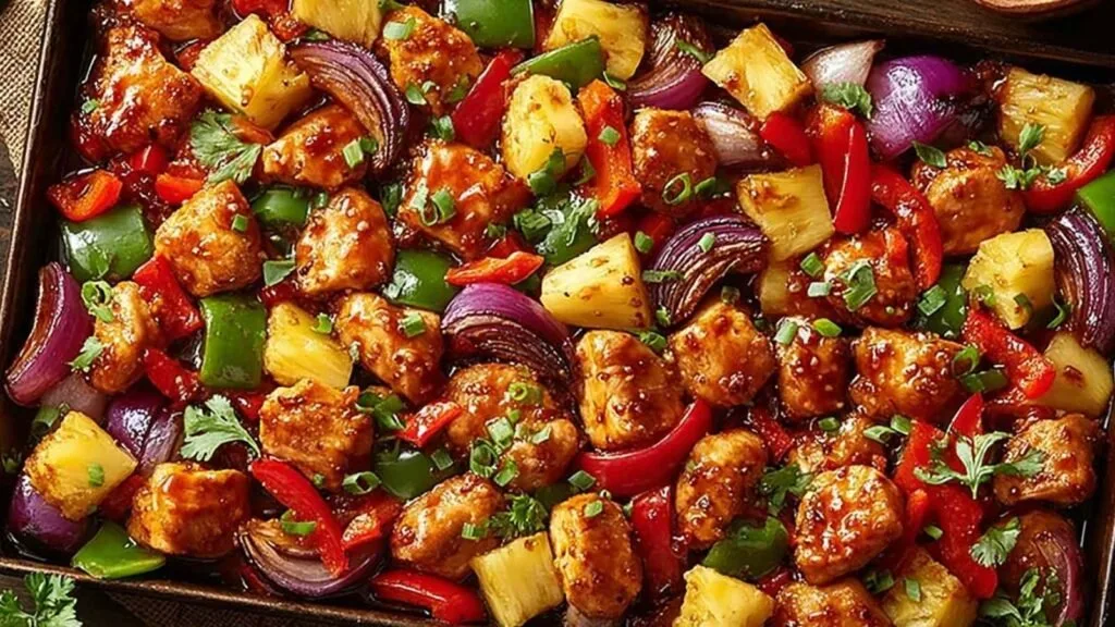 Hawaiian Chicken Sheet Pan 2 Hawaiian Chicken Sheet Pan 2 1024x576 1