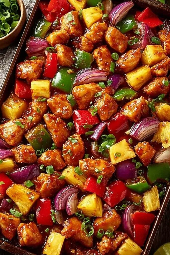 Hawaiian Chicken Sheet Pan 3 Hawaiian Chicken Sheet Pan 3 683x1024 1