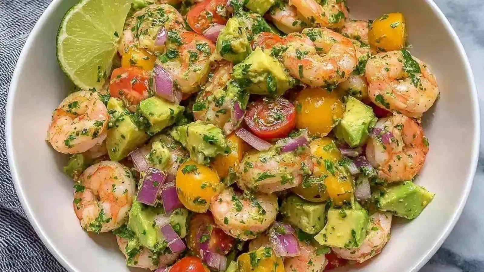 Healthy Shrimp Avocado Salad