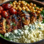 Lemon Herb Chicken Bowl with Chickpeas Feta Couscous Bowl 150x150 1