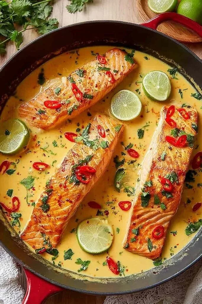 Poached Salmon in Coconut Lime Sauce 3 683x1024 1