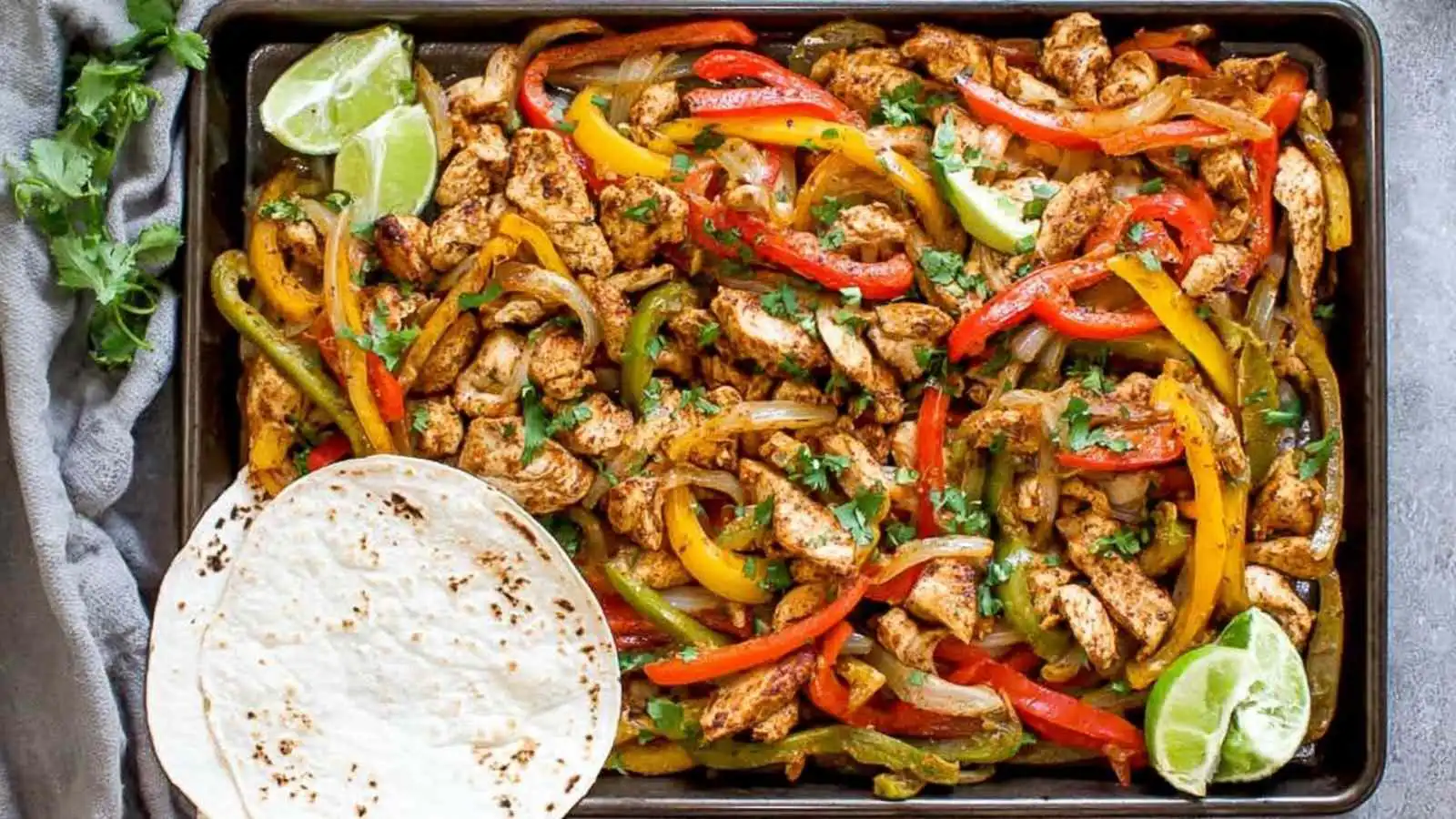 Sheet Pan Chicken Fajitas