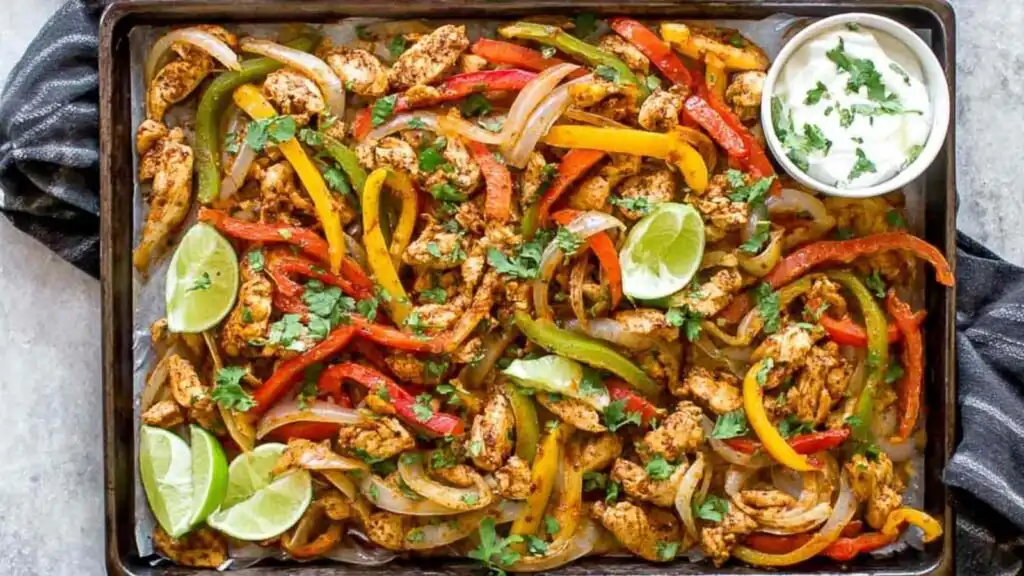 Sheet Pan Chicken Fajitas 2 1 1024x576 1