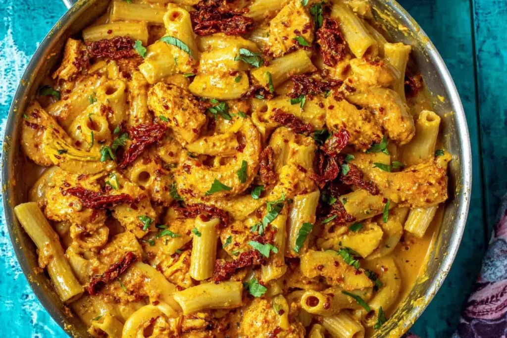 Sun Dried Tomato Pesto Pasta with Cajun Chicken 1024x683 2