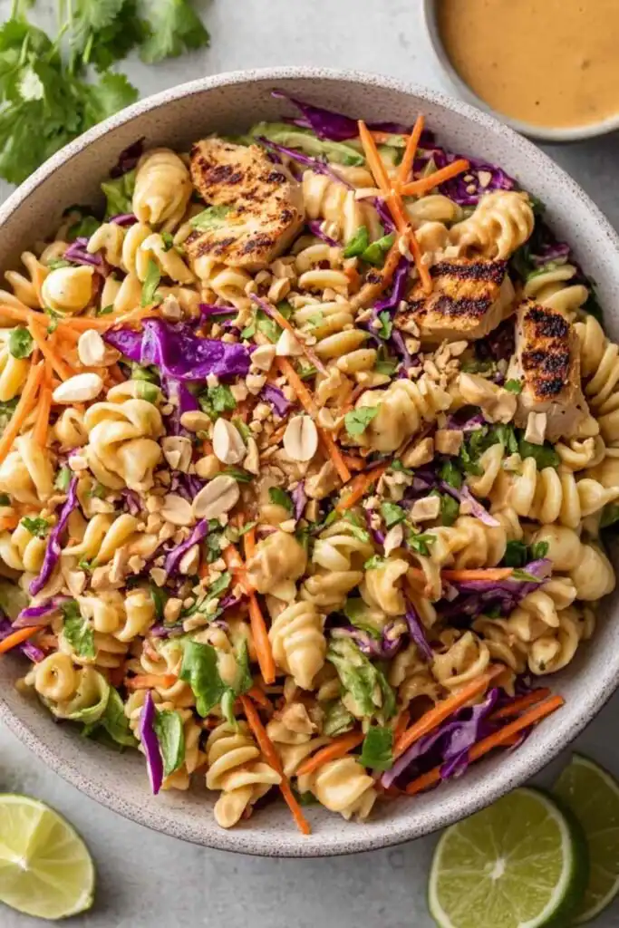 Thai Peanut Crunch Protein Pasta Salad 3 683x1024 1