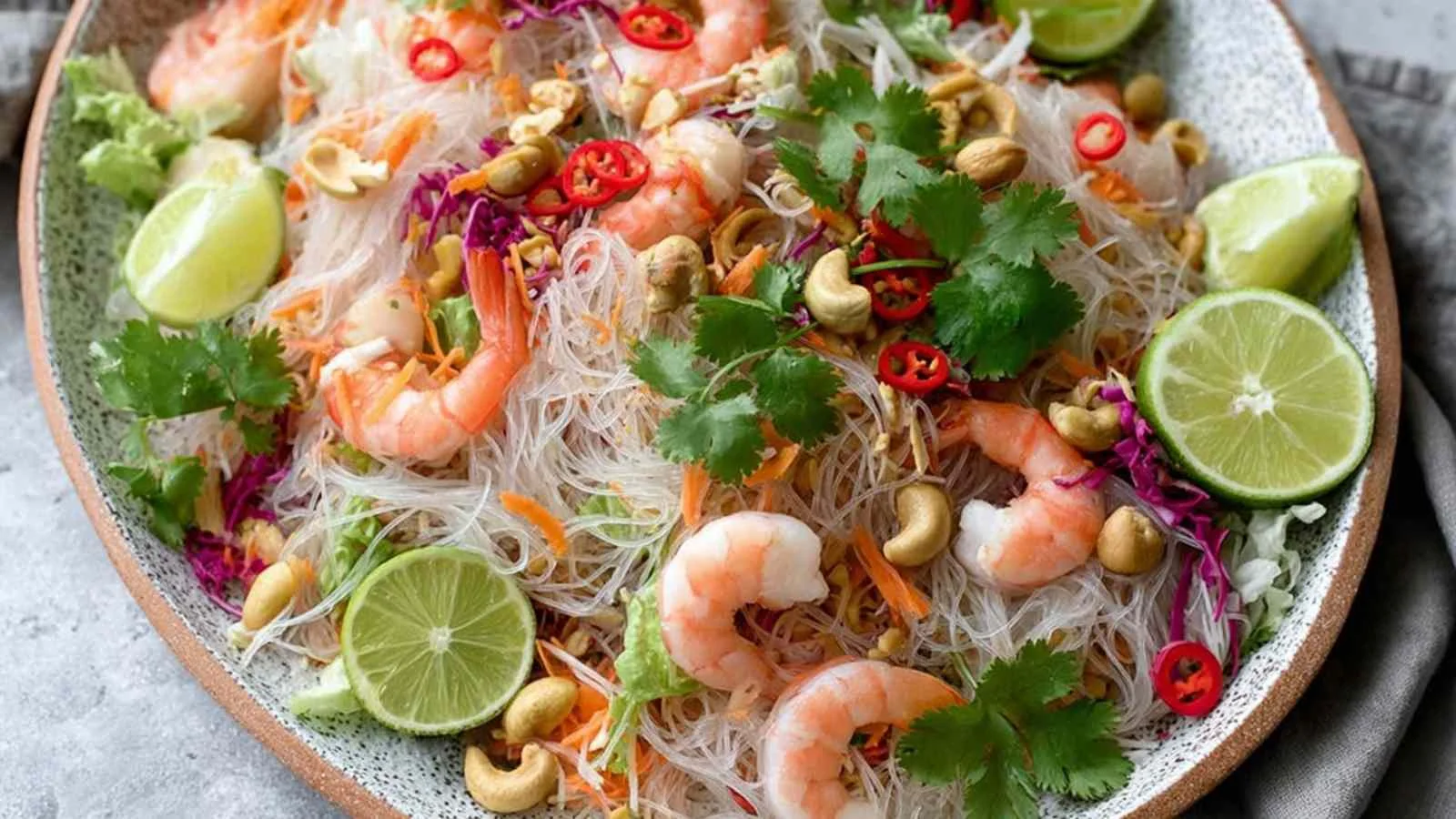 Yum Woon Sen (Thai Glass Noodle Salad)