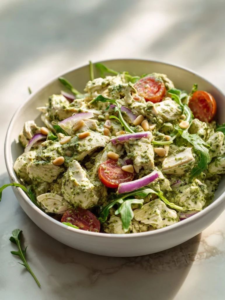 high protein pesto chicken salad no mayo 2026 04 10 211144 771x1024 1