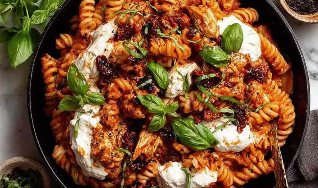 whipped ricotta one pot chicken pasta 2 whipped ricotta one pot chicken pasta 2 1024x607 2