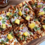 BBQ Chicken Pineapple Flatbread with Pineapple Cilantro 150x150 1