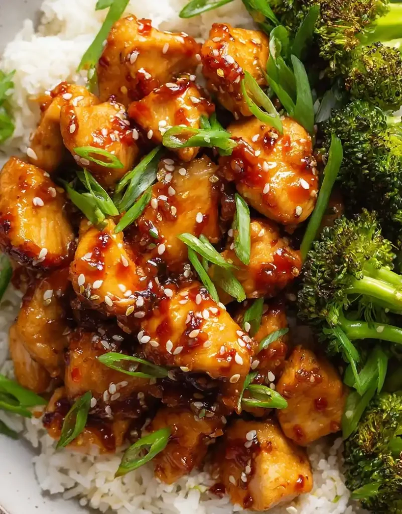 Honey Sriracha Chicken with Broccoli 2 801x1024 1