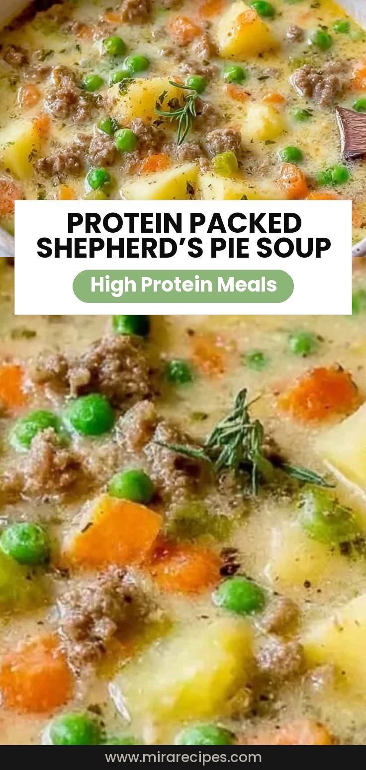Protein Packed Shepherd’s Pie Soup